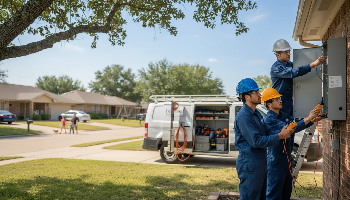Certified electrician providing emergency electrical services in Cameron, LA